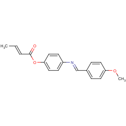 4'-(4-Methoxybenzylidenamino)phenol crotonic acid ester