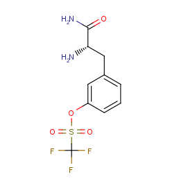methanesulfonic acid, trifluoro-, 3-[(2S)-2,3-diamino-3-oxopropyl]phenylester