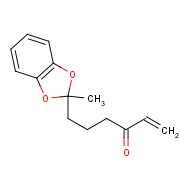 6-(2-methyl-1,3-benzodioxol-2-yl)hex-1-en-3-one