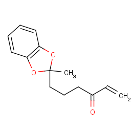 6-(2-methyl-1,3-benzodioxol-2-yl)hex-1-en-3-one