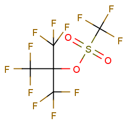 methanesulfonic acid, trifluoro-, 2,2,2-trifluoro-1,1-bis(trifluoromethyl)ethyl ester