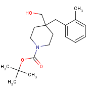 tert-butyl 4-(hydroxymethyl)-4-[(2-methylphenyl)methyl]piperidine-1-carboxylate