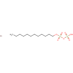 zinc dodecyl hydrogen disulphate