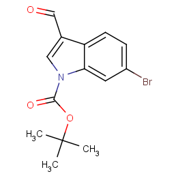 1H-indole-1-carboxylic acid, 6-bromo-3-formyl-, 1,1-dimethylethyl ester