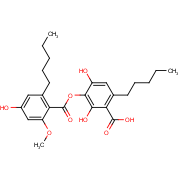 o-Anisic acid, 4-hydroxy-6-pentyl-, 3-ester with 2,3,4-trihydroxy-6-pe ntylbenzoic acid