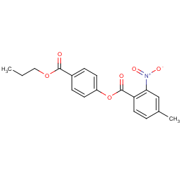 p-(propoxycarbonyl)phenyl 3-nitro-p-toluate