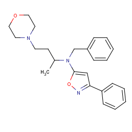N-benzyl-N-[4-(morpholin-4-yl)butan-2-yl]-3-phenyl-1,2-oxazol-5-amine