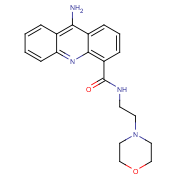 9-amino-n-(2-morpholin-4-ylethyl)acridine-4-carboxamide