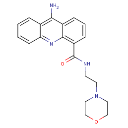 9-amino-n-(2-morpholin-4-ylethyl)acridine-4-carboxamide