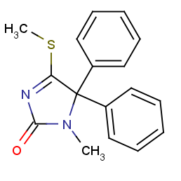 1-Methyl-4-(methylsulfanyl)-5,5-diphenyl-1,5-dihydro-2H-imidazol-2-one
