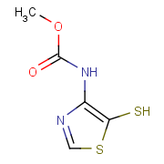 carbamic acid, (5-mercapto-4-thiazolyl)-, methyl ester