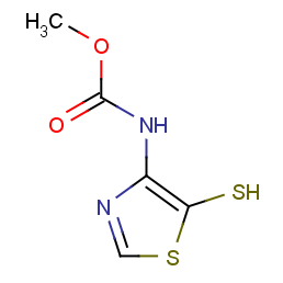 carbamic acid, (5-mercapto-4-thiazolyl)-, methyl ester