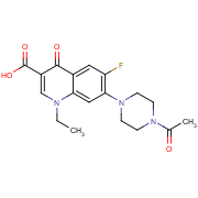 7-(4-acetylpiperazin-1-yl)-1-ethyl-6-fluoro-4-oxo-1,4-dihydroquinoline-3-carboxylic acid