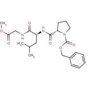glycine, N-[N-[1-[(phenylmethoxy)carbonyl]-L-prolyl]-L-leucyl]-, methylester