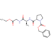 glycine, N-[N-[1-[(phenylmethoxy)carbonyl]-L-prolyl]-L-alanyl]-, ethyl ester