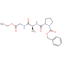 glycine, N-[N-[1-[(phenylmethoxy)carbonyl]-L-prolyl]-L-alanyl]-, ethyl ester