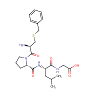glycine, N-[N-[1-[S-(phenylmethyl)-L-cysteinyl]-L-prolyl]-L-leucyl]-