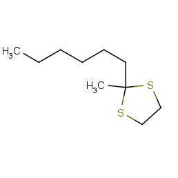 1,3-dithiolane, 2-hexyl-2-methyl-