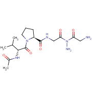 glycine, N-[N-[1-(N-acetyl-D-valyl)-L-prolyl]glycyl]-, hydrazide
