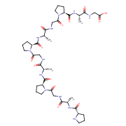 glycine, N-[N-[1-[N-[N-[1-[N-[N-[1-[N-(N-L-prolyl-L-alanyl)glycyl]-L-prolyl]-L-alanyl]glycyl]-L-prolyl]-L-alanyl]glycyl]-L-prolyl]-L-alanyl]-