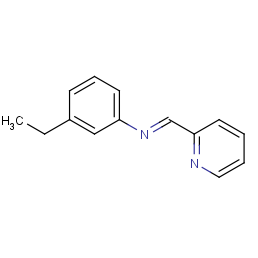 Benzenamine, 3-ethyl-N-(2-pyridinylmethylene)- (9CI)