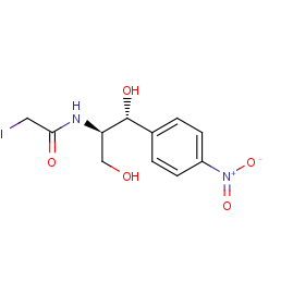 N-[(1R,2R)-1,3-dihydroxy-1-(4-nitrophenyl)propan-2-yl]-2-iodoacetamide