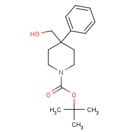 tert-butyl 4-(hydroxymethyl)-4-phenylpiperidine-1-carboxylate