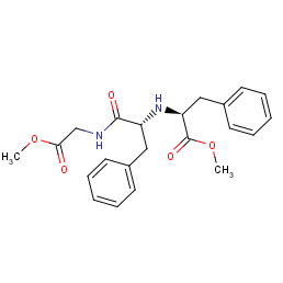 glycine, N-[N-[2-methoxy-2-oxo-1-(phenylmethyl)ethyl]-D-phenylalanyl]-, methyl ester, (S)-
