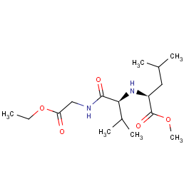 glycine, N-[N-[1-(methoxycarbonyl)-3-methylbutyl]-L-valyl]-, ethyl ester, (S)-