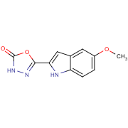 5-(5-methoxy-1h-indol-2-yl)-1,3,4-oxadiazol-2(3h)-one