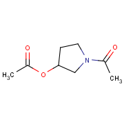 3-Pyrrolidinol, 1-acetyl-, acetate (ester) (9CI)