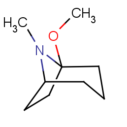 8-azabicyclo[3.2.1]octane, 1-methoxy-8-methyl-