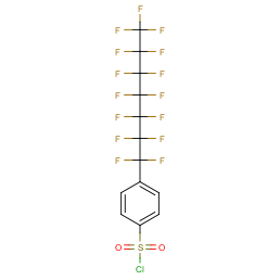 p-(pentadecafluoroheptyl)benzenesulphonyl chloride
