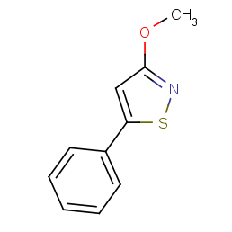 isothiazole, 3-methoxy-5-phenyl-