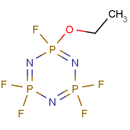 2-ethoxy-2,4,4,6,6-pentafluoro-1,3,5,2lambda~5~,4lambda~5~,6lambda~5~-triazatriphosphinine