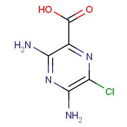 3,5-Diamino-6-chloro-2-pyrazinecarboxylic acid