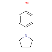 p-(1-pyrrolidinyl)phenol