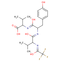 N-(trifluoroacetyl)valyltyrosylvaline