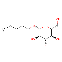 n-amyl B-D-glucopyranoside