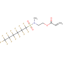 2-[Methyl[(tridecafluorohexyl)sulphonyl]amino]ethyl acrylate
