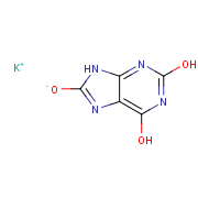 Uric acid monopotassium salt