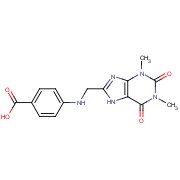 4-[(1,3-dimethyl-2,6-dioxo-7h-purin-8-yl)methylamino]benzoic Acid