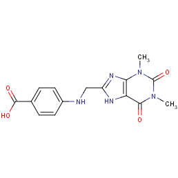 4-[(1,3-dimethyl-2,6-dioxo-7h-purin-8-yl)methylamino]benzoic Acid
