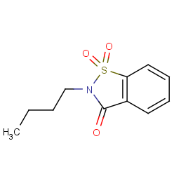 2-butyl-1,1-dioxo-1,2-benzothiazol-3-one