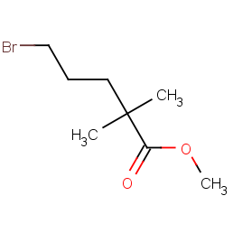 pentanoic acid, 5-bromo-2,2-dimethyl-, methyl ester