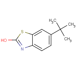 6-(2-methyl-2-propanyl)-1,3-benzothiazol-2-ol