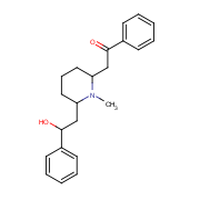 2-[(2r,6s)-6-[(2s)-2-hydroxy-2-phenylethyl]-1-methylpiperidin-2-yl]-1-phenylethanone