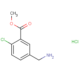 Methyl 5-(aminomethyl)-2-chlorobenzoate;hydrochloride