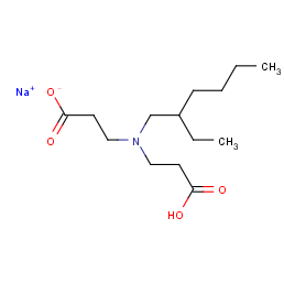 Sodium N-(2-carboxyethyl)-N-(2-ethylhexyl)-beta-alaninate