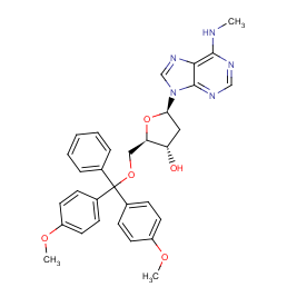 (2r,3s,5r)-2-[[bis(4-methoxyphenyl)-phenylmethoxy]methyl]-5-[6-(methylamino)purin-9-yl]oxolan-3-ol